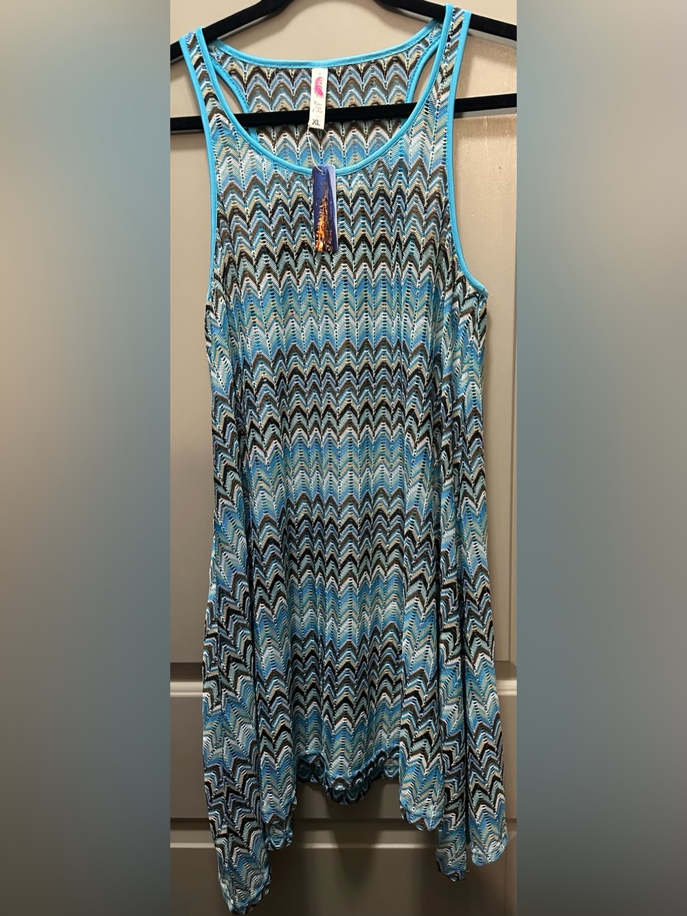 Nimes Cote Azur Sheer Sleeveless Tunic NWT